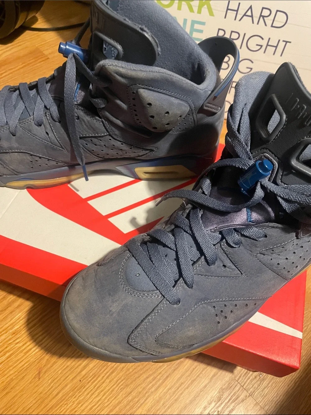 Nike Air Jordan 6 Men’s Sneakers - Slate Blue
